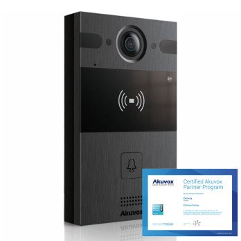 Akuvox R20A Black Vienas gimenes virsmas montazas arejais panelis