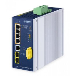 PLANET IGS-5225-4UP1T2S-12V Промышленный PoE++ коммутатор 4x2.5G SFP
