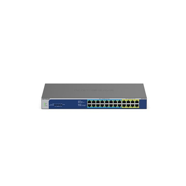 NETGEAR GS524UP-100EUS 24-Port Gigabit PoE++ Switch (60W per port, 24 PoE ports)