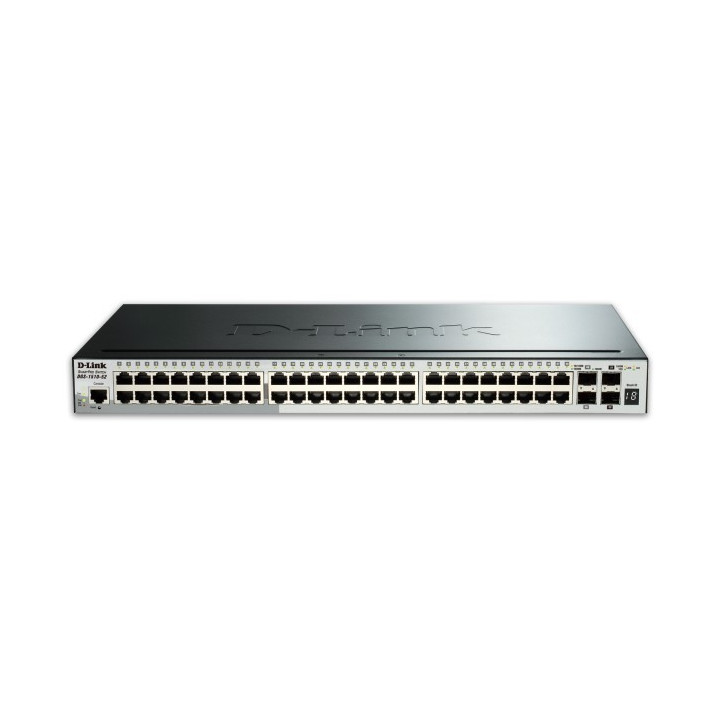 D-Link DGS-1510-52X управляемый L3 Gigabit коммутатор 52 порта 4 SFP