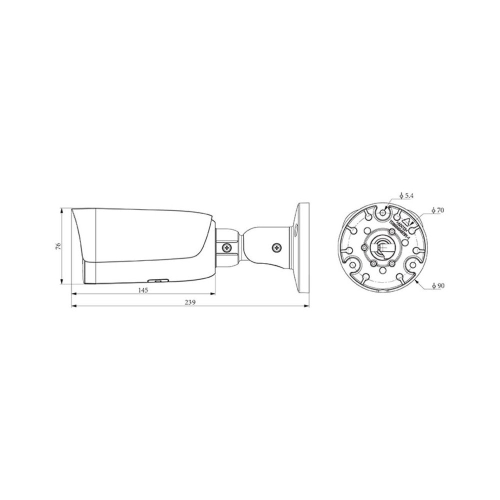 IP TC-C35US :LK/I5W/E/Y/M/S/2.8MM/V5.0 Color Maker - 5 2,8 TIANDY