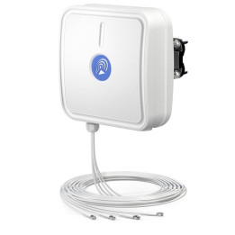 QuWireless APLM4 LTE MIMO 4x4 Directional Antenna, 5m, SMA