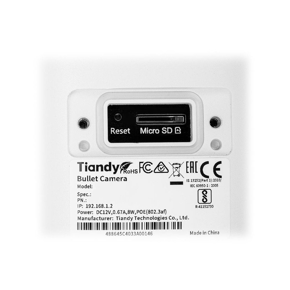 IP TC-C35US :LK/I5W/E/Y/M/S/2.8MM/V5.0 Color Maker - 5 2,8 TIANDY