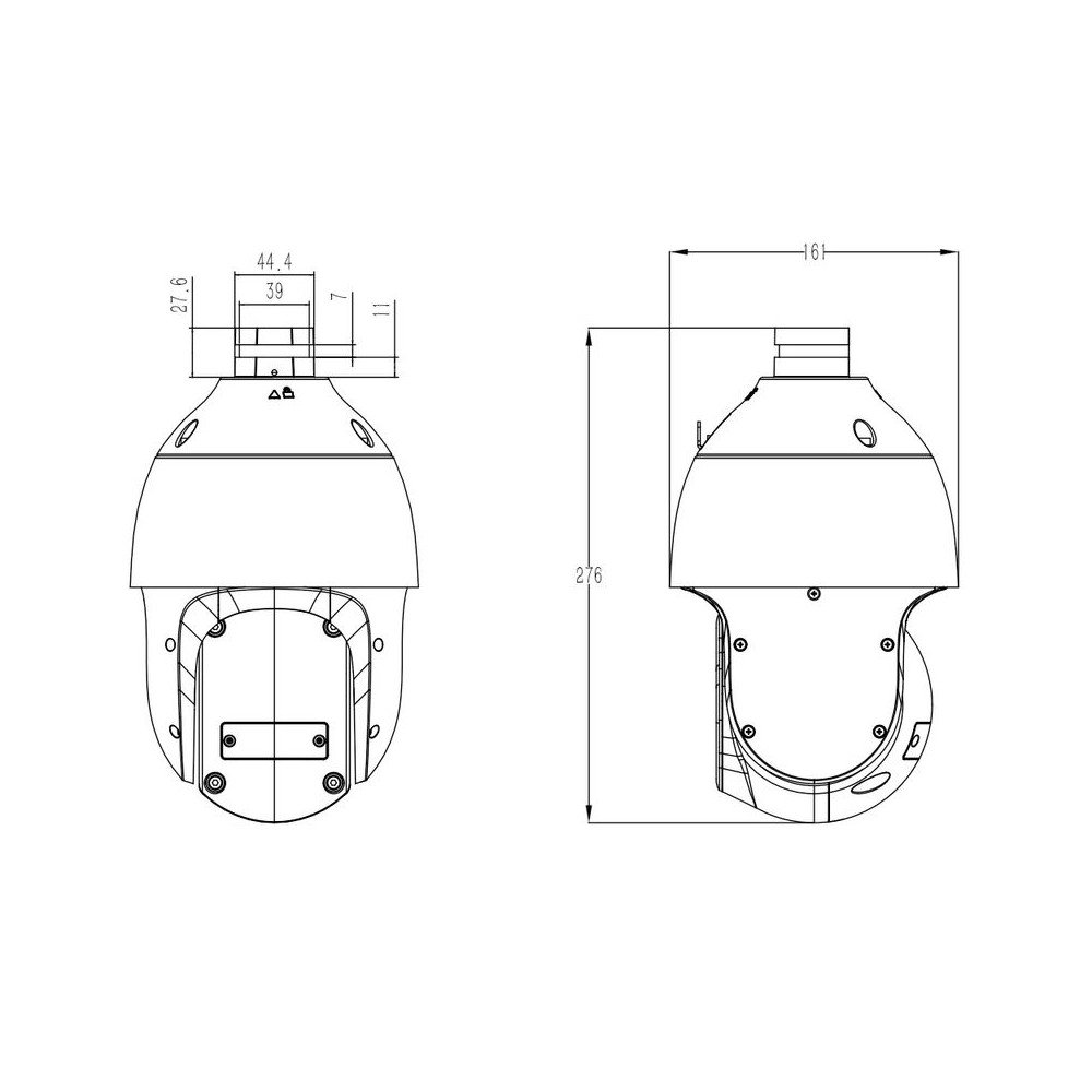 SPEED OUTDOOR IP-KAMERA TC-H344S SPEC:25X/I/E+/A/V3.0 - 3,7 Mpx 4,8 ... 120 mm TIANDY