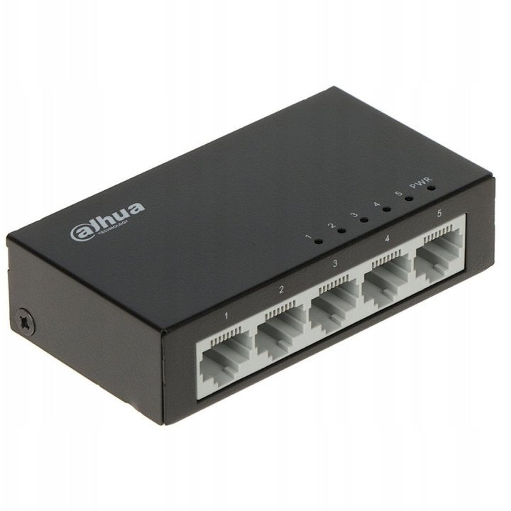 Dahua SF1005-EUR 5-портовый неуправляемый PoE коммутатор 48-57V