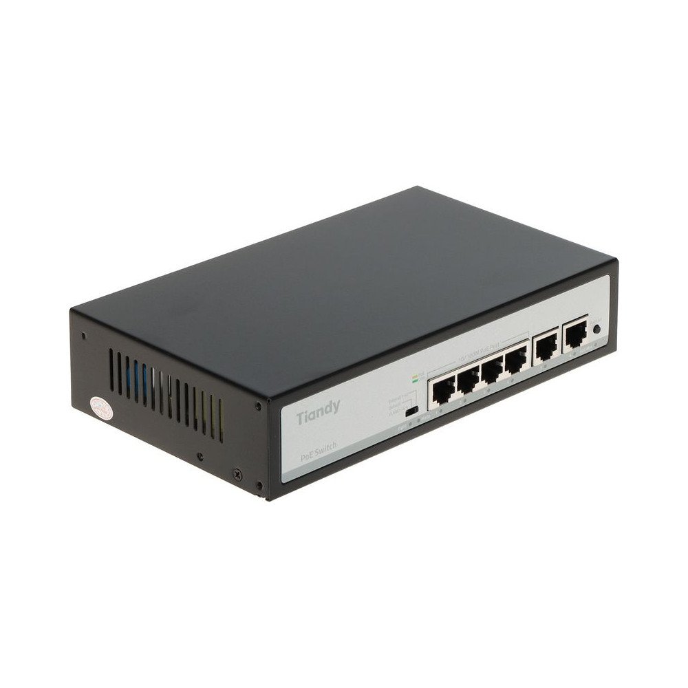POE SWITCH TC-P3S06 SPEC:F/0420/AT/55 4-PORT TIANDY
