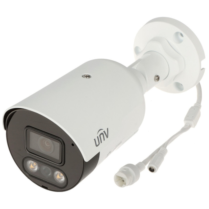 Uniview IPC2124LE-ADF28KMC-DL 4MP IP Security Camera with Two-Way Audio and IR Illumination
