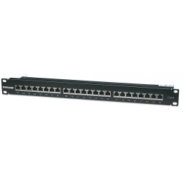 Intellinet 720038 Cat6 FTP 24-портовый 1U экранированный патч-панель