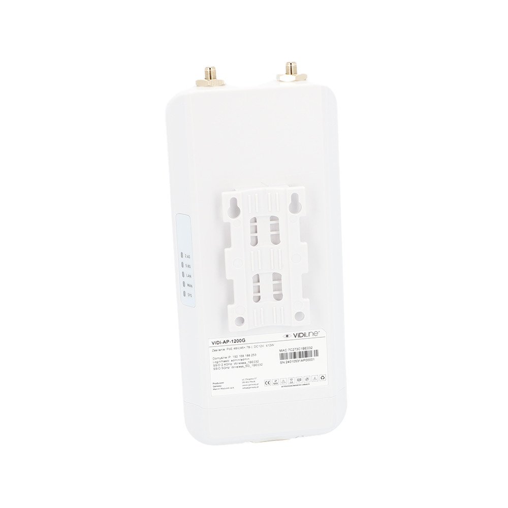 ViDi-AP-1200G 1200Mb/s daudzvirzienu piekluves punkts