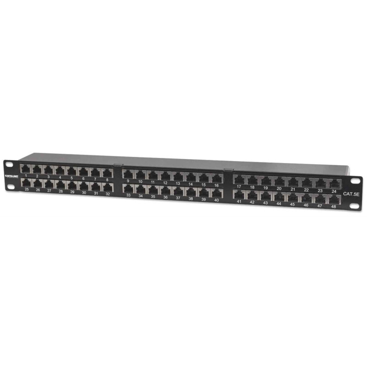 Intellinet 513517 Cat5e FTP 48-портовый 1U экранированный патч-панель