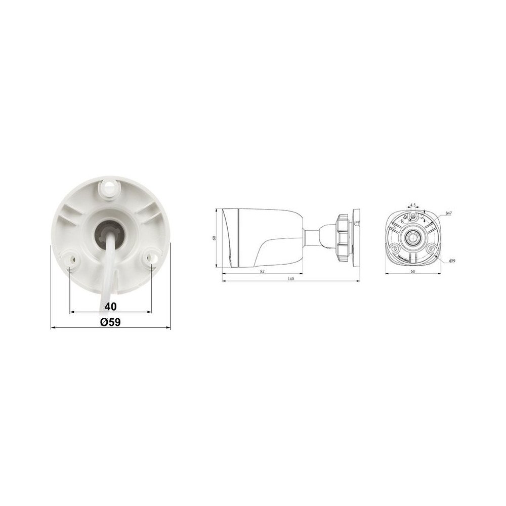 Kameras IP TC-C321N SPEC: AK/I3/E/Y/C/2.8MM/V2.0 Analog Killer 1080p 2,8 mm TIANDY
