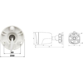 Kameras IP TC-C321N SPEC: AK/I3/E/Y/C/2.8MM/V2.0 Analog Killer 1080p 2,8 mm TIANDY