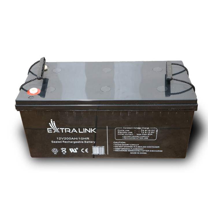 Extralink EX.9793 AGM aku 12V 200Ah suletud pliihape (VRLA)