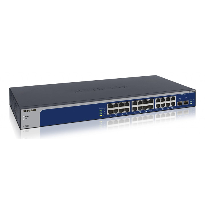 Netgear XS724EM-200EUS Managed L2 10G Ethernet Switch, 24-Port 10GbE, 1U Rackmount