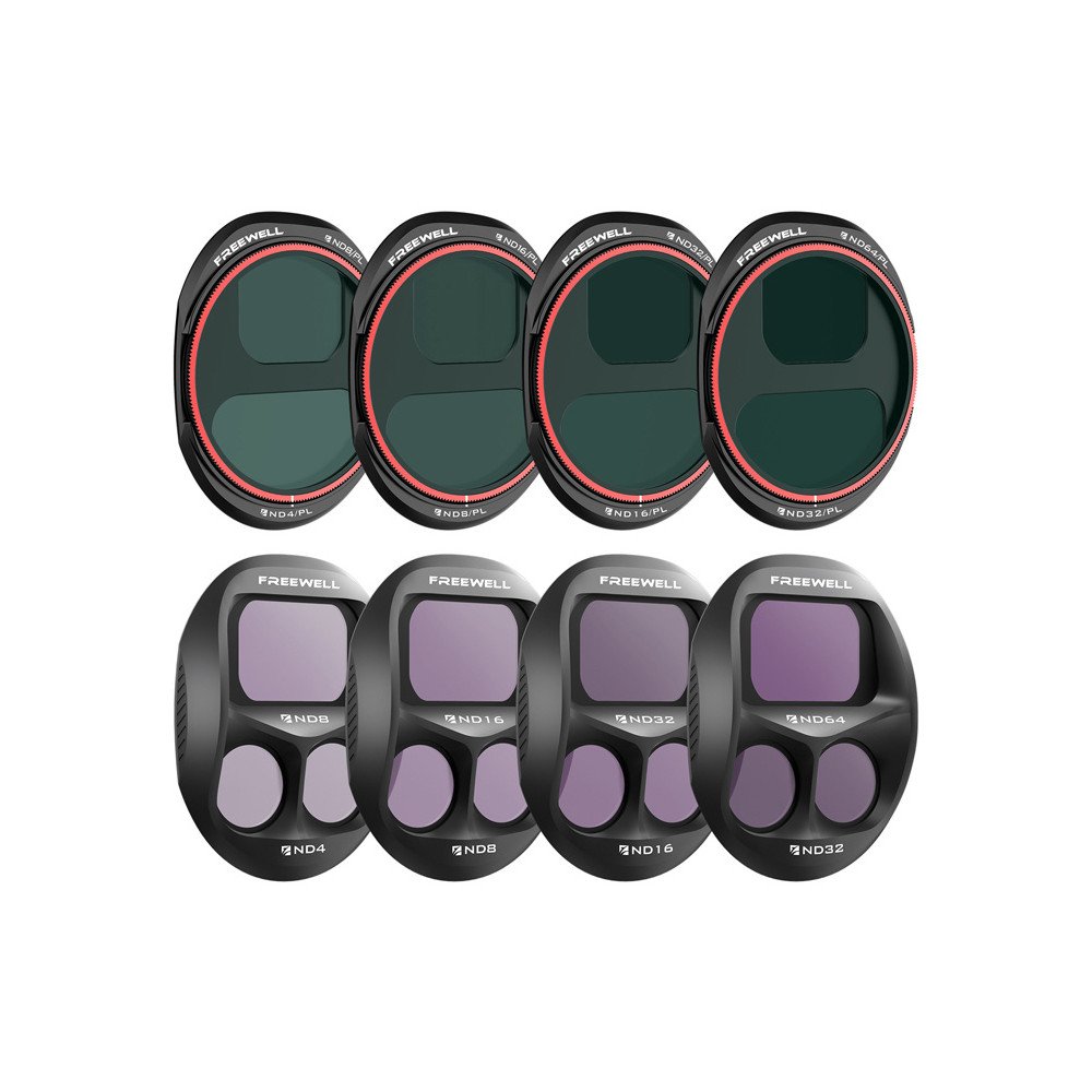 FREEWELL filtrikomplekt DJI Mavic 4 Pro jaoks kogu paevaks (8 tk)