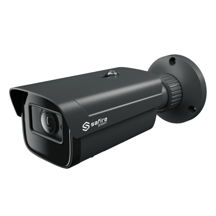 SAFIRE SMART SF-IPB580ZA-4E1-GREY 4MP cilindriskā IP kamera ar PoE un Wi-Fi