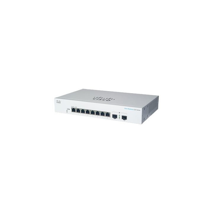 Cisco CBS220-8T-E-2G-EU Smart Switch 8 GE Ports + 2 SFP