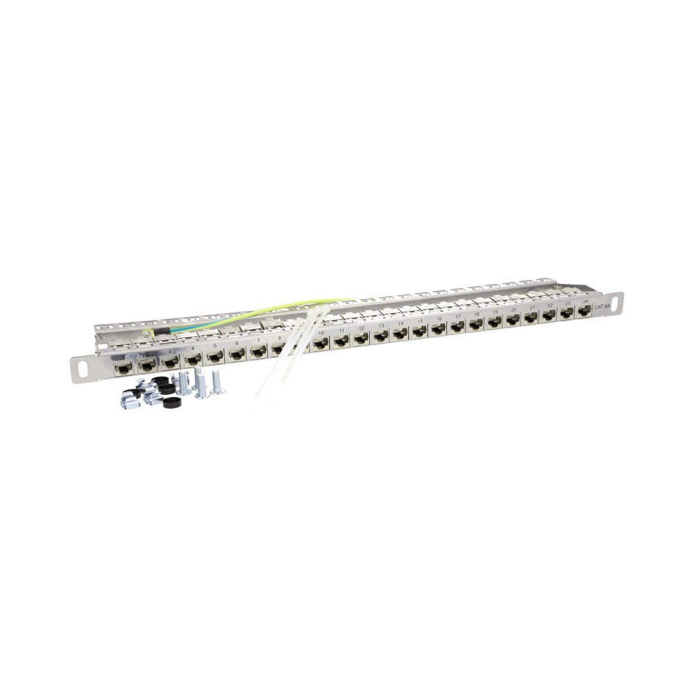 - 19" . 6 0,5U 24 Keystone ViDi-R19-PP24-KAT6A