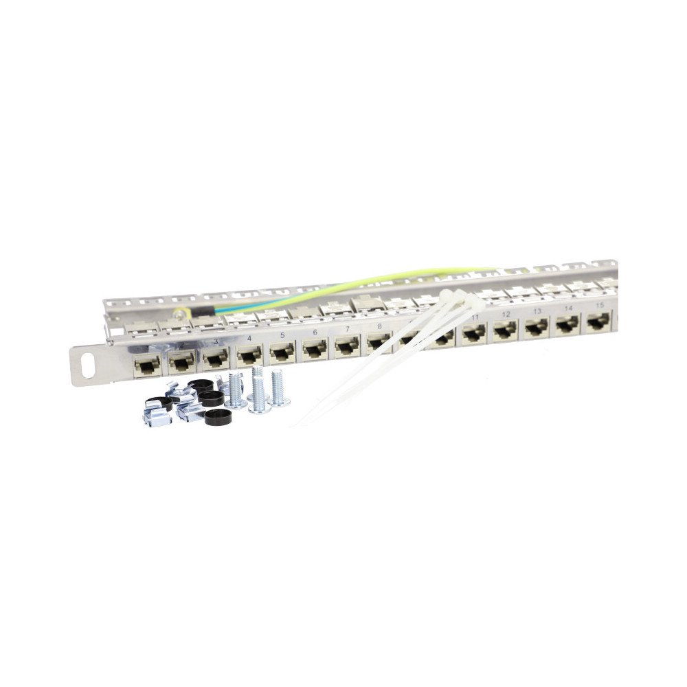 - 19" . 6 0,5U 24 Keystone ViDi-R19-PP24-KAT6A