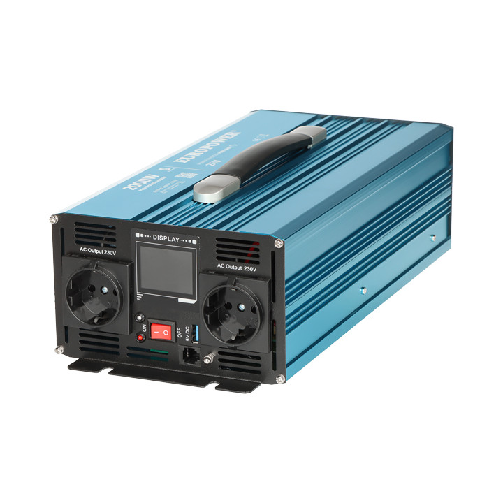 EUROPOWER INV/24/2000/PS/S/B 2000W 24V invertors Bluetooth