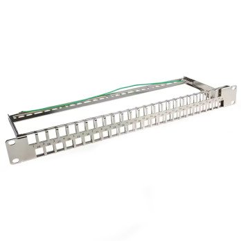 Skydas krosowy patchpanel RACK 19" 48 Keystone 1U Metal ViDi-R19-PP48