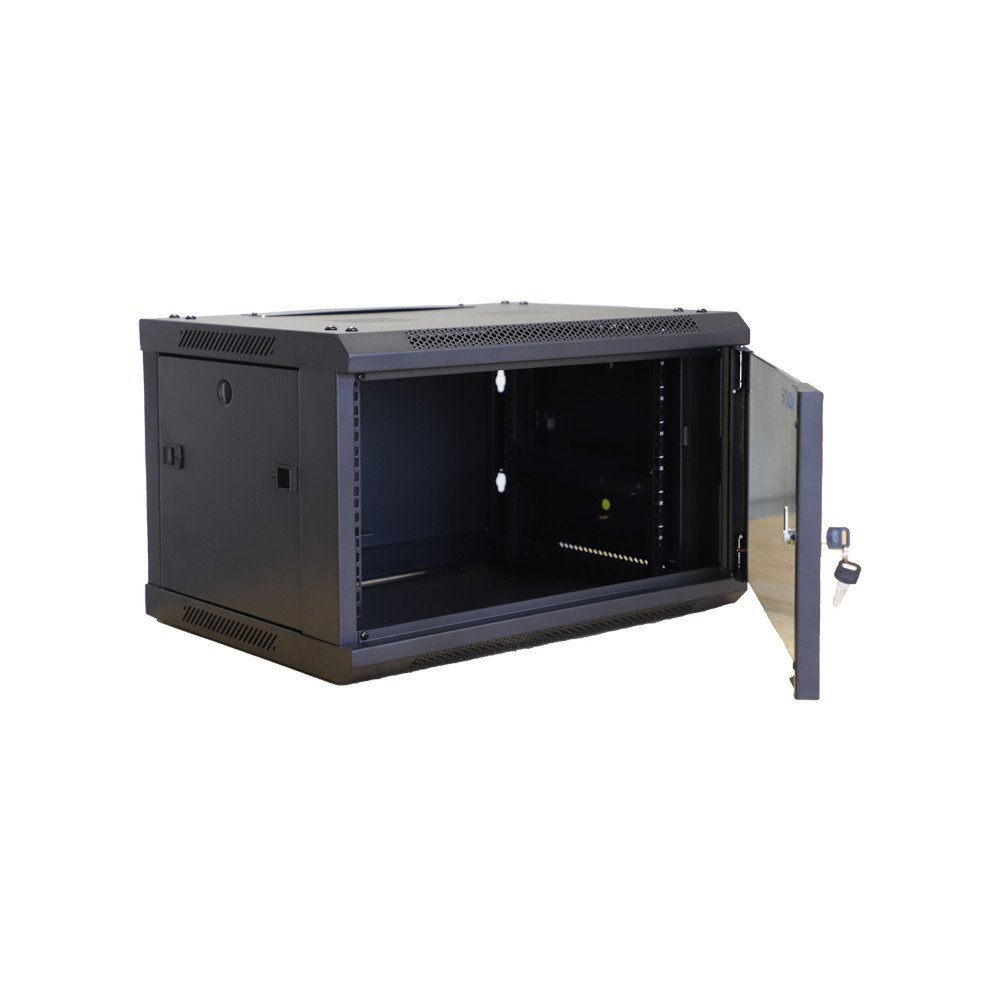 Telinekaappi 19" Riippuva 6U Taysi jopa 60kg ViDi-R19-6U/450-WS_V2