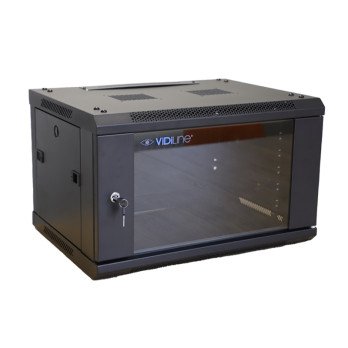 Stativs skapis 19 collu piekarinams 6 U Pilns lidz 60 kg ViDi-R19-6U/450-WS_V2