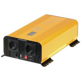 VOLT Polska SINUS-PLUS-3000-12/230V Pure Sine Wave Power Inverter 3000W 12V DC to 230V AC
