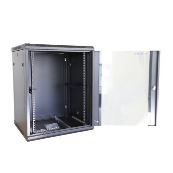 RACK-kaappi 19" Riippuva 15U jopa 60kg Karkaistu lasi ViDi-R19-15U/600-WS_V2