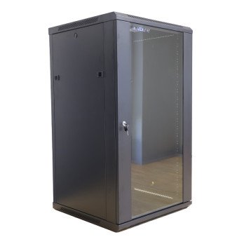 RACK cabinet 19" Hanging 22U up to 60kg Tempered glass ViDi-R19-22U/600-WS_V2