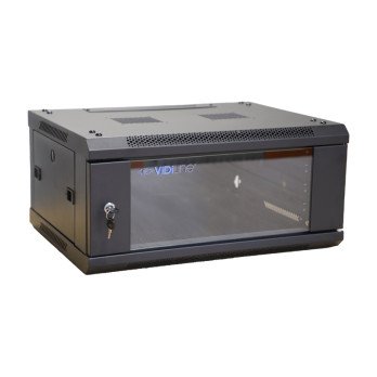 19" RACK spintele, pakabinama 4U, grudintas stiklas ViDi-R19-4U/450-WS_V2