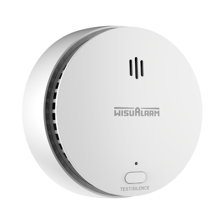 WISUALARM HY-SA2FA Wi-Fi nutikas suitsuandur – fotoelektriline, Tuyaga ühilduv, 85 dB alarm