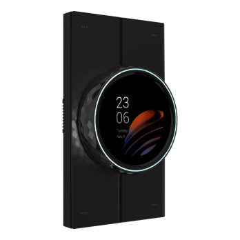 Akubela HyPanel Lux Piano PoE Home Center -naytto musta