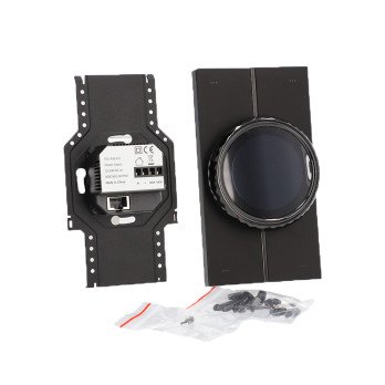 Akubela HyPanel Lux Piano PoE Home Center -naytto musta