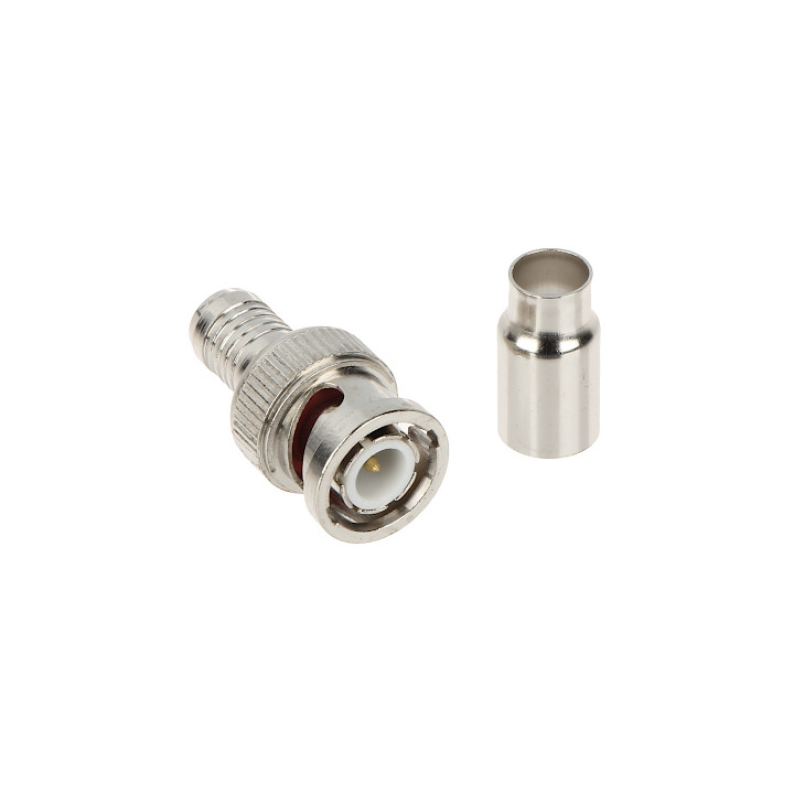 BNC-W/CRIMP-RG59*P100 BNC saspiežamais savienotājs 75 omi