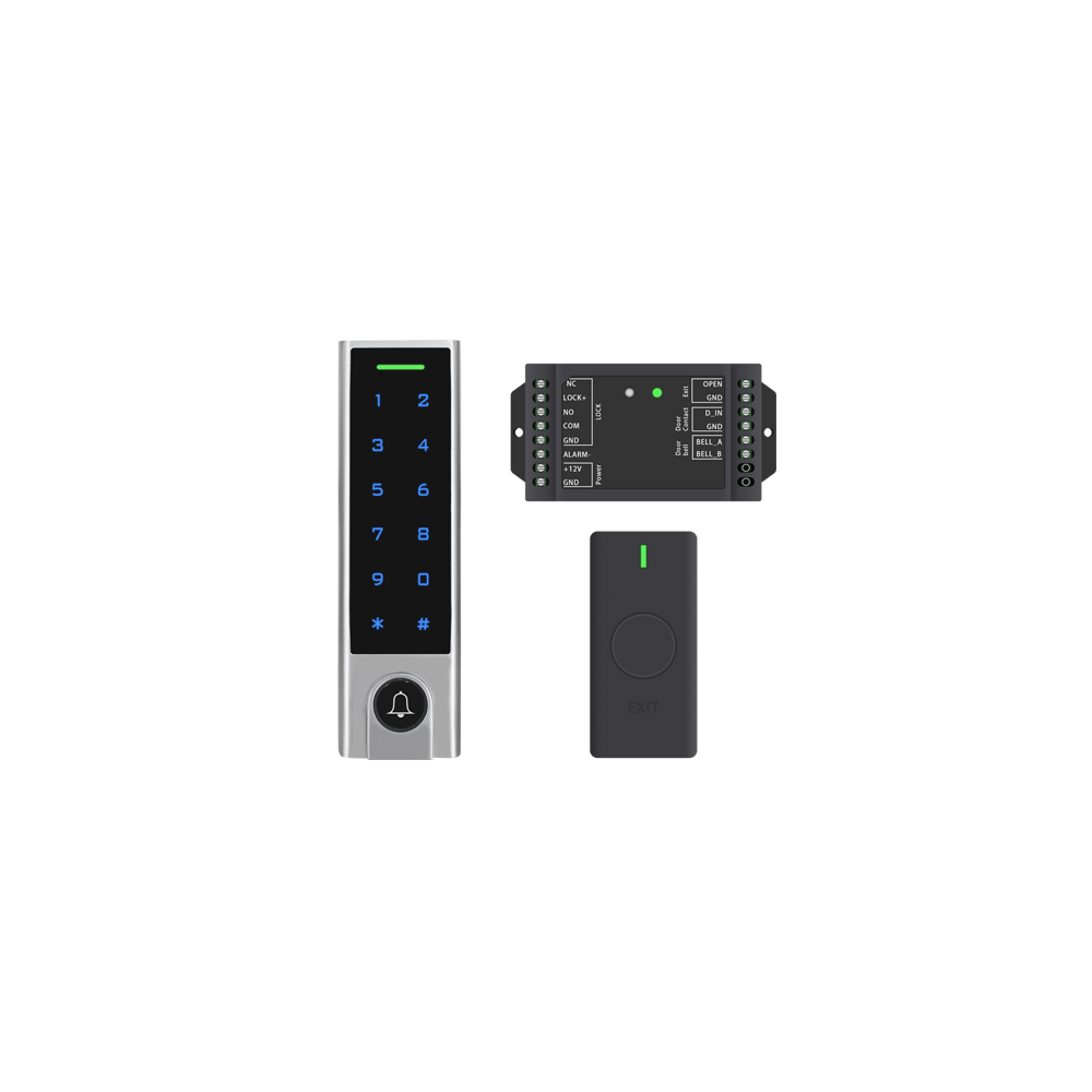 ViDi-AC-4CS-WKIT4 wireless access control kit PIN code Doorbell EM card PIN code