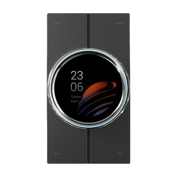 Akubela HyPanel Lux Piano KNX majas centra monitors sudraba krasa