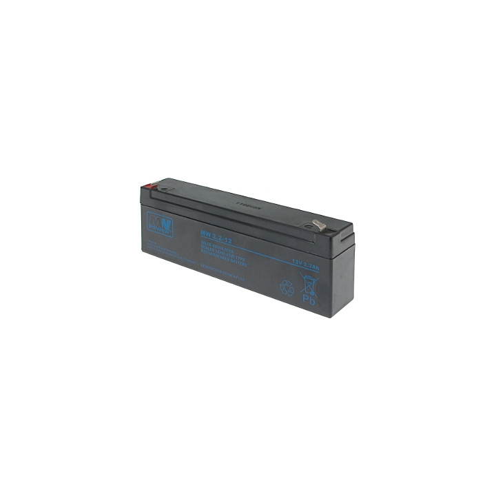 12V 2,2Ah Akumulators 12V/2.2AH-MW Svina-skābes