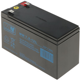 12V 7,2Ah Slēgtais Svina-Skābes Akumulators 12V/7.2AH-MW