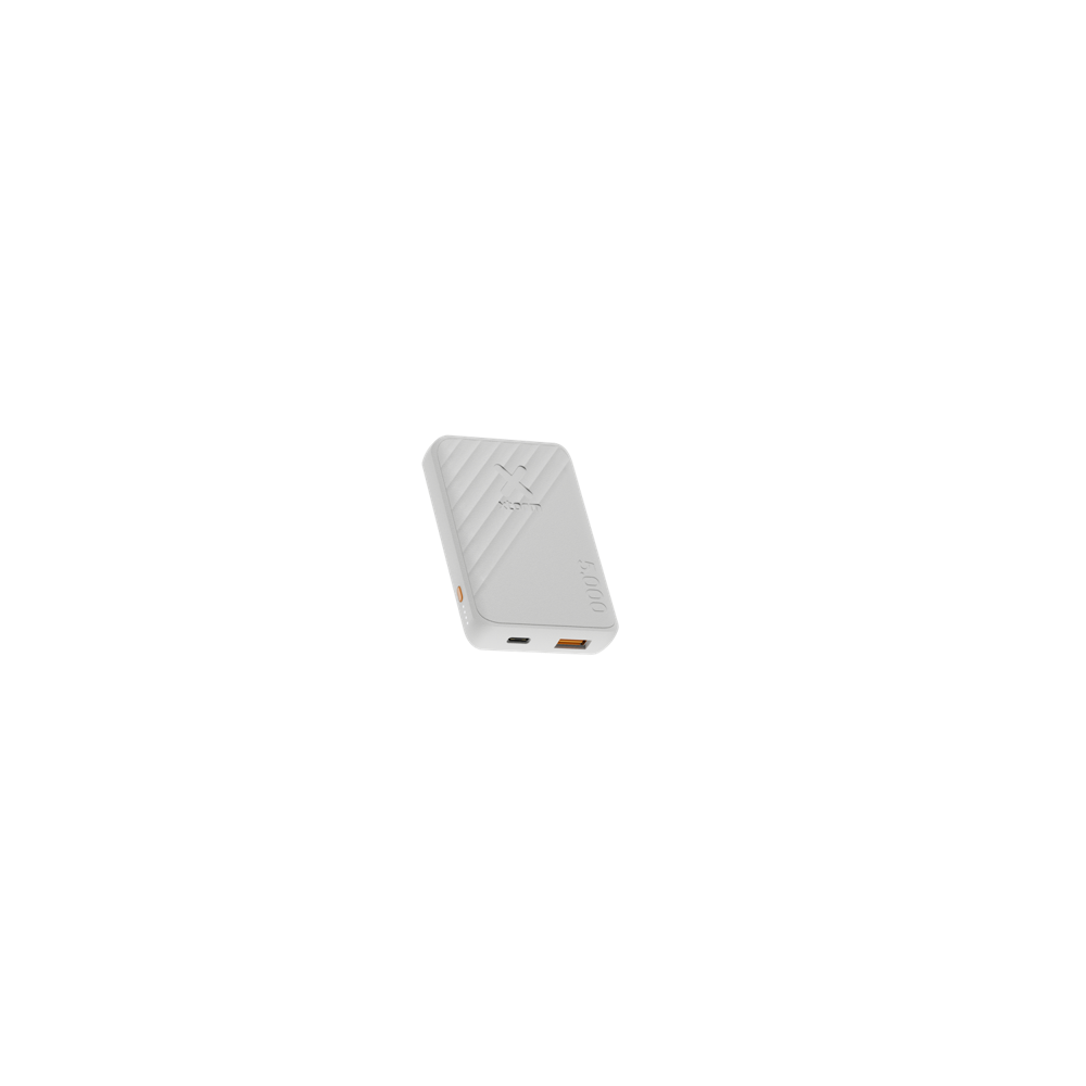 Xtorm 12W FastCharge Go2 Powerbank 5.000 - tuhkanvalkoinen