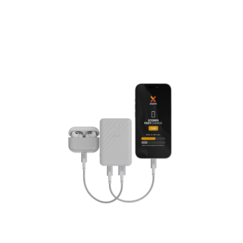 Xtorm 12W FastCharge Go2 Powerbank 5.000 - tuhkanvalkoinen