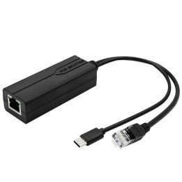 DELTA NETWORK POE-802.3AF/AT-USB-C PoE Surge Protector 48V/5V Gigabit Ethernet Lightning Arrester