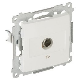 KONTAKT Simon DAK1.01/11-SIMON54 TV Socket F-Type Female White