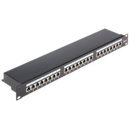 PP-24/RJ6-C/FTP-S Cat6 F/FTP патч-панель 24 порта