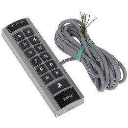 SATEL INT-SCR-BL Proximity Card Reader with Keypad – Standalone Access Controller, 125kHz RFID, 1000 Users