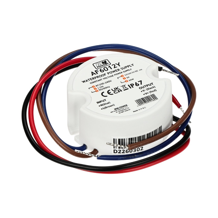 MW POWER 12V/5A-TP-V2 Блок питания 12V 5A IP67