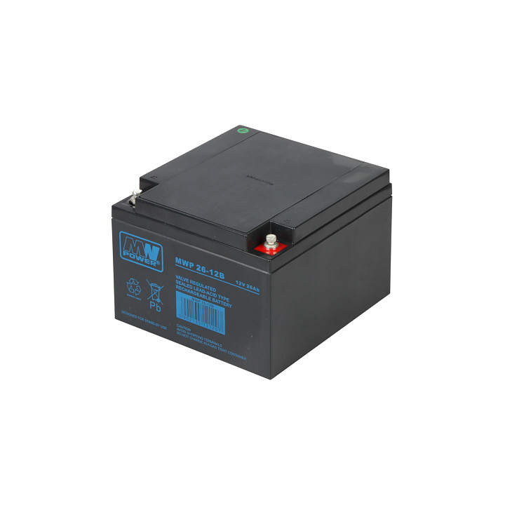 12V 26Ah Svina-skābes Akumulators 12V/26AH-MWP