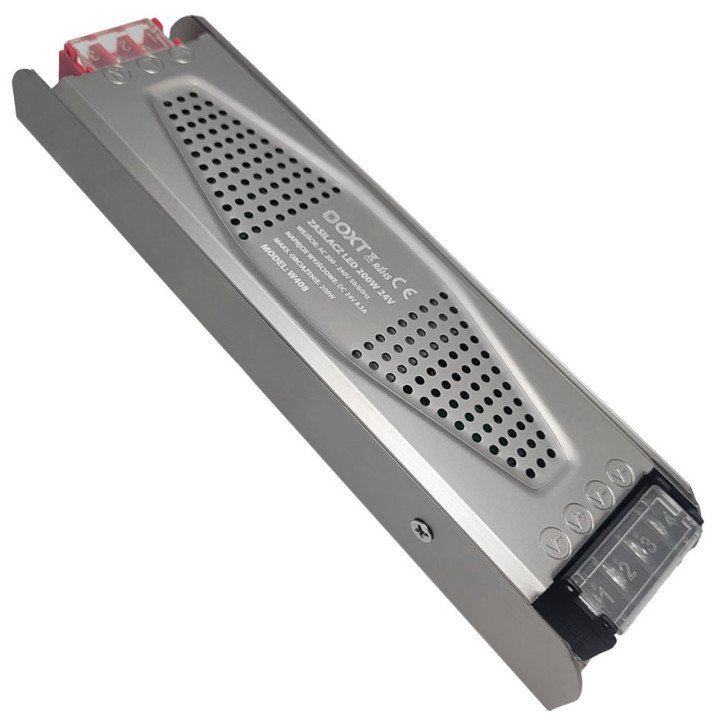 OXT LED barošanas avots 24V 200W 8.3A Slim PRO stiprinājums