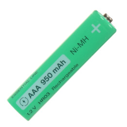 AKUMULIATORIUS AKU-AAA-950 / GC*P16 1,2 V Ni-MH HR03, AAA žalias elementas