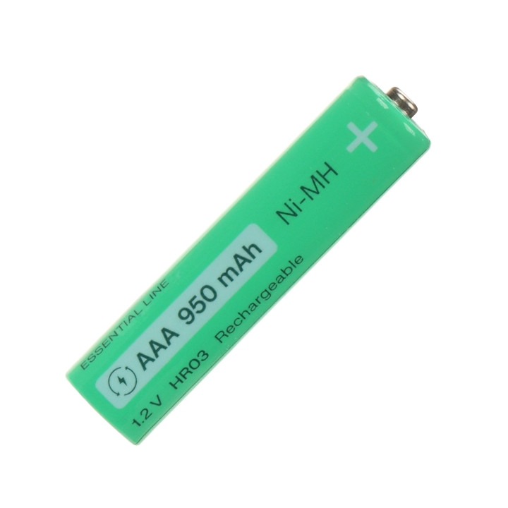 AKUMULIATORIUS AKU-AAA-950 / GC*P16 1,2 V Ni-MH HR03, AAA žalias elementas